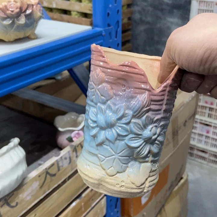 陶瓷花盆单场满9.9发9*13