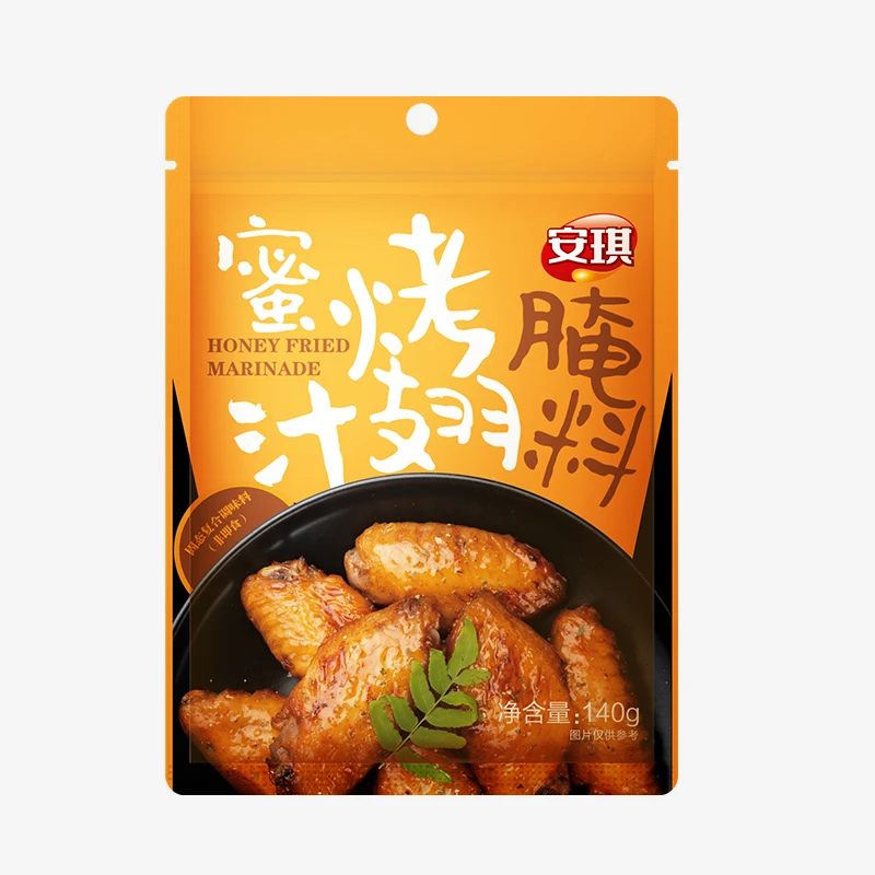 安琪蜜汁烤翅腌料140g家用烤肉烤鸡调料腌制烧烤料鸡翅鸡腿料