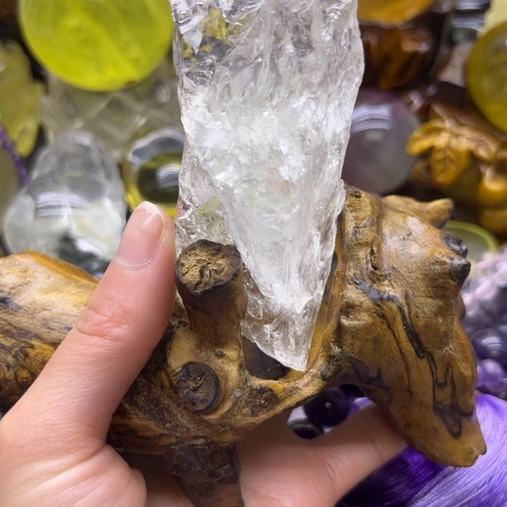 未镶嵌水晶珠宝半成品摆件