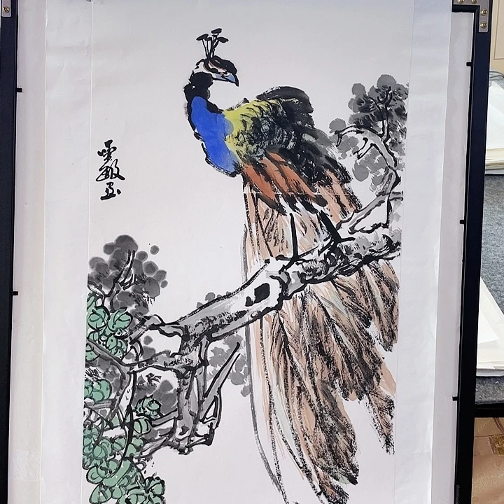 国画张圣敏先生纯手绘作品