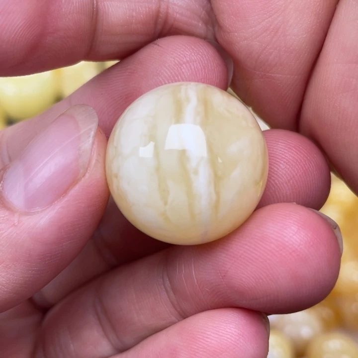 裸石蜜蜡未镶嵌蜜蜡圆珠24