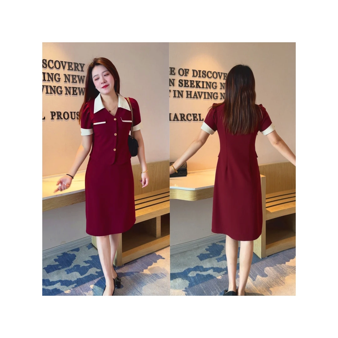 2025夏季新款女士薄款连衣裙遮肉显瘦百搭气质时尚洋气