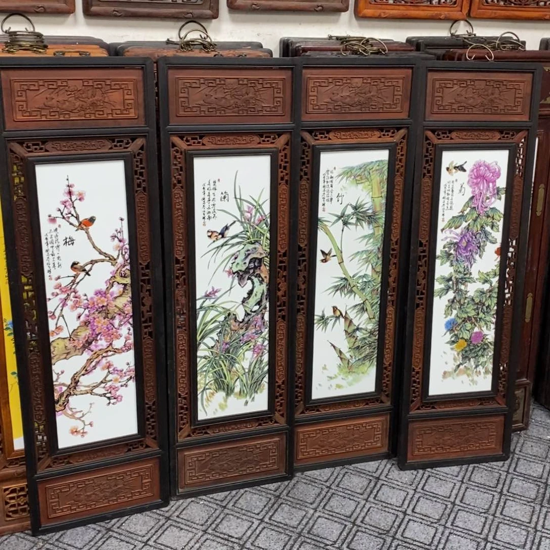 瓷片120*36*4 景德镇瓷板画柴窑烧制