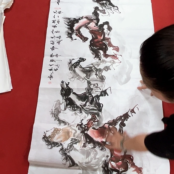 国画手绘国画作品