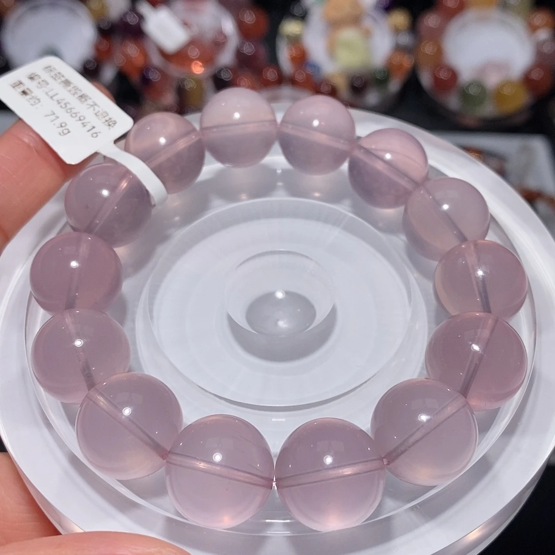 未镶嵌手链水晶F粉水晶15.5