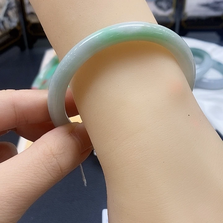 翡翠未镶嵌手镯53-55