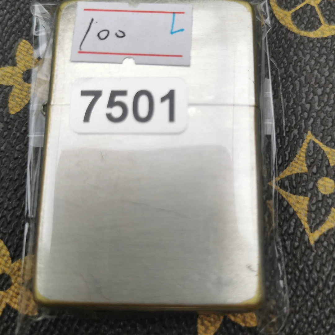 Zippo打火机回血02I镀银光板-7501