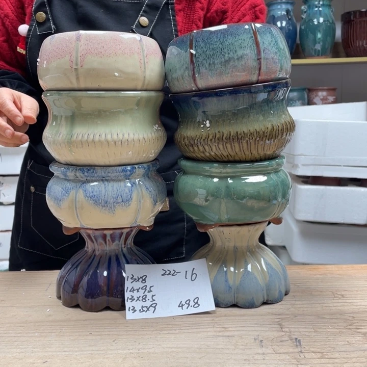 紫砂花盆多肉花盆微瑕16