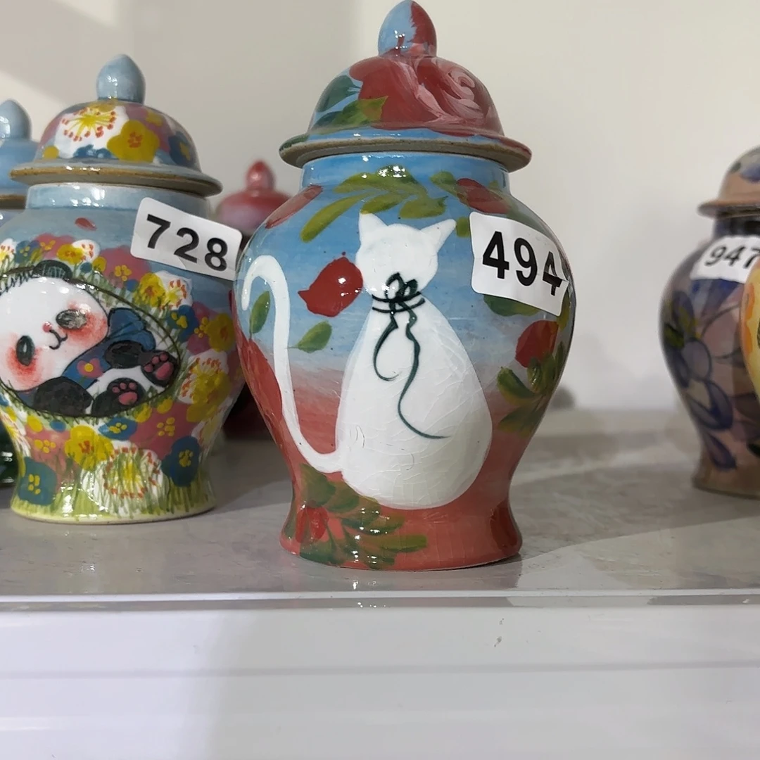 景德镇手绘高温釉下彩陶瓷茶具