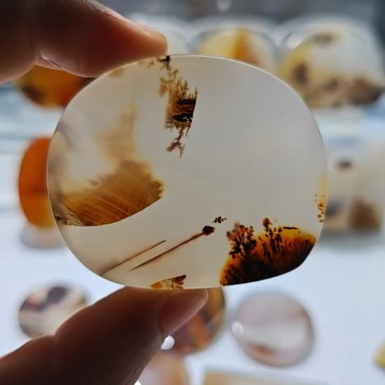 玛瑙/玉髓未镶嵌吊坠(不含链)60号