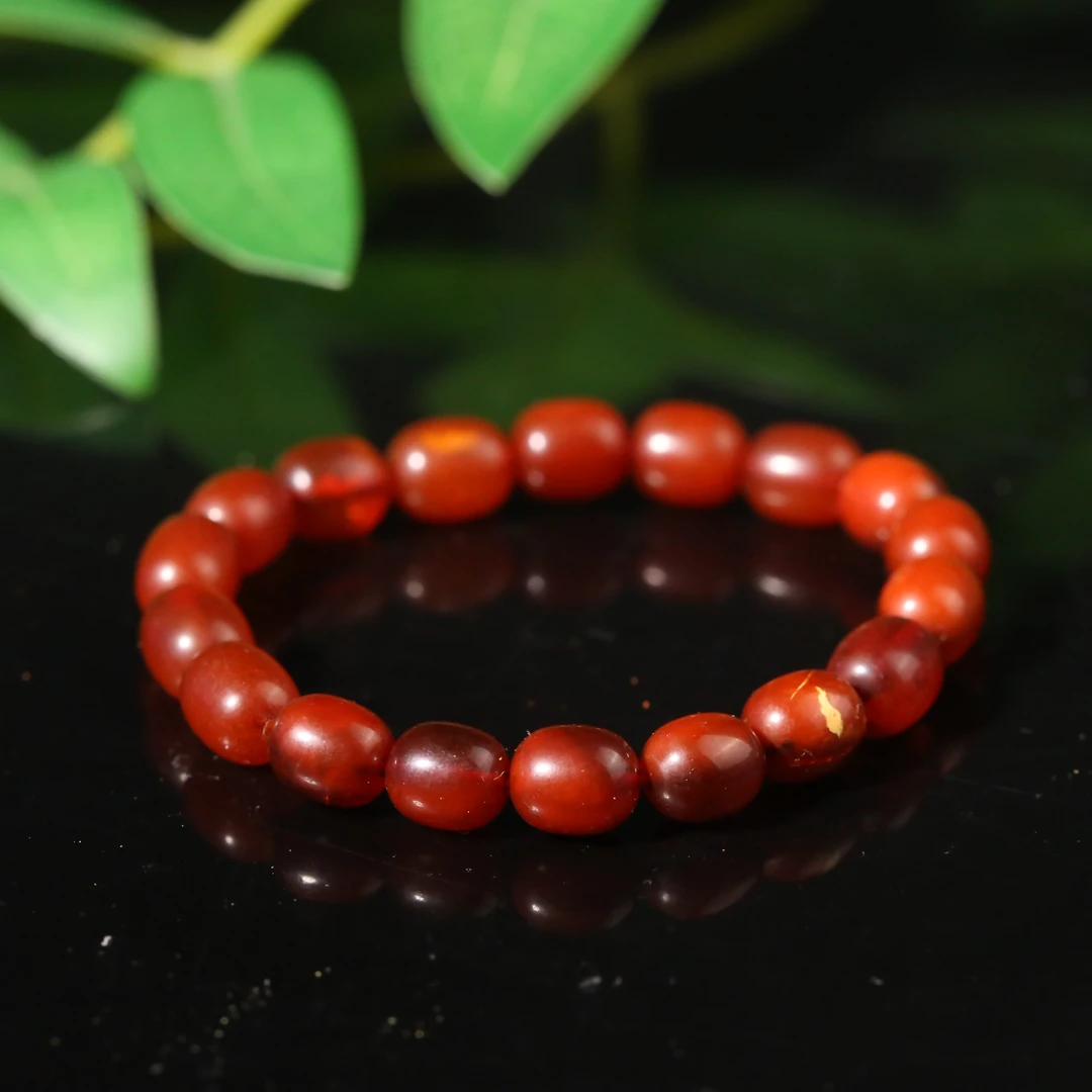 十九世纪蜜蜡栆珠手串【古珠精选】AAML2503281040