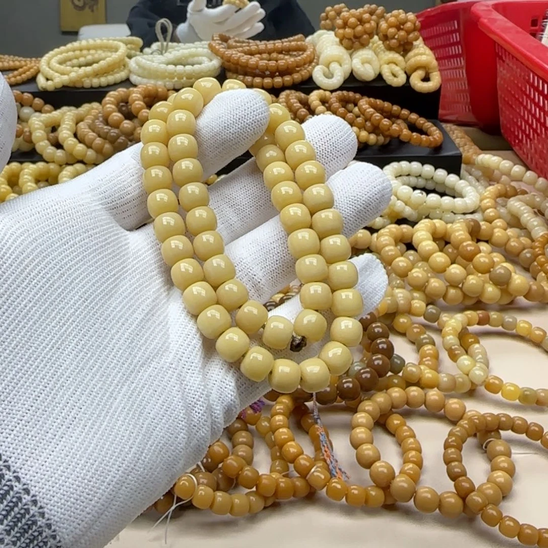 手串菩提根/象牙果8.9 8年 精工 双圈