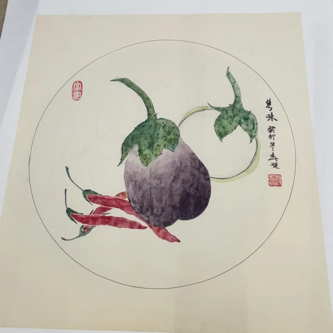 国画国画老师作品刘