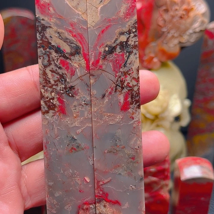 董***波昌化鸡血石昌化鸡血石质地优良