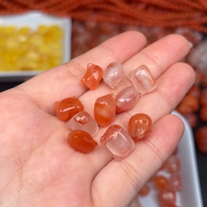 南红玛瑙未镶嵌吊坠(不含链)