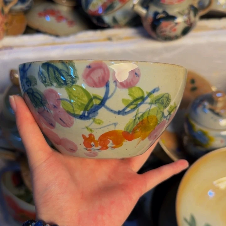瓷片景德镇陶瓷手工手绘