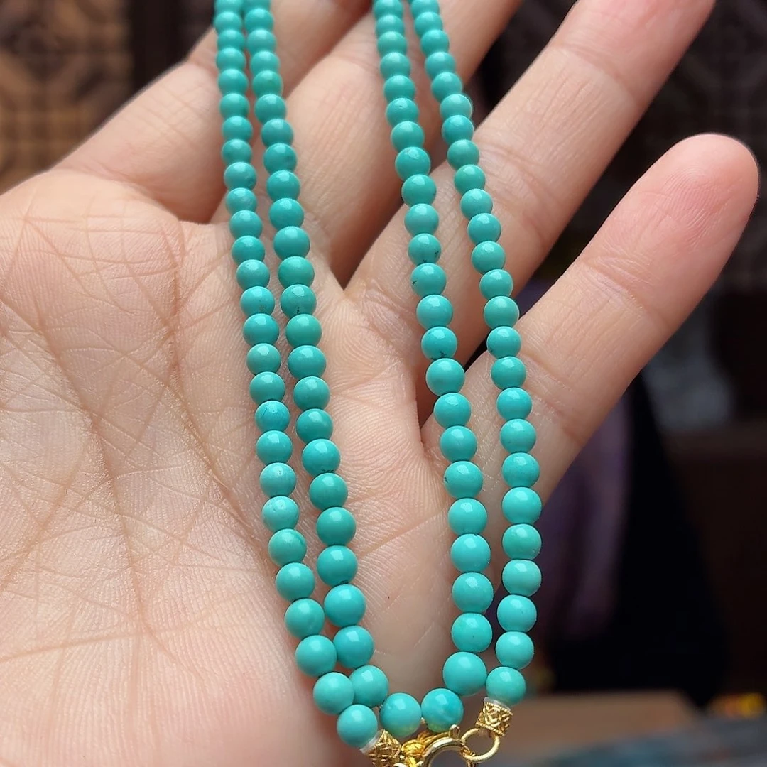 18K金镶嵌绿松石珠宝奇石