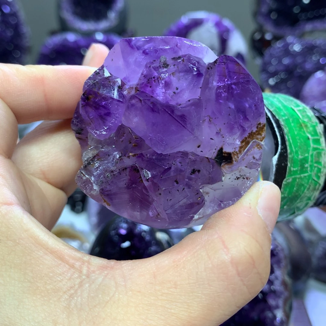 紫晶摆件未镶嵌水晶