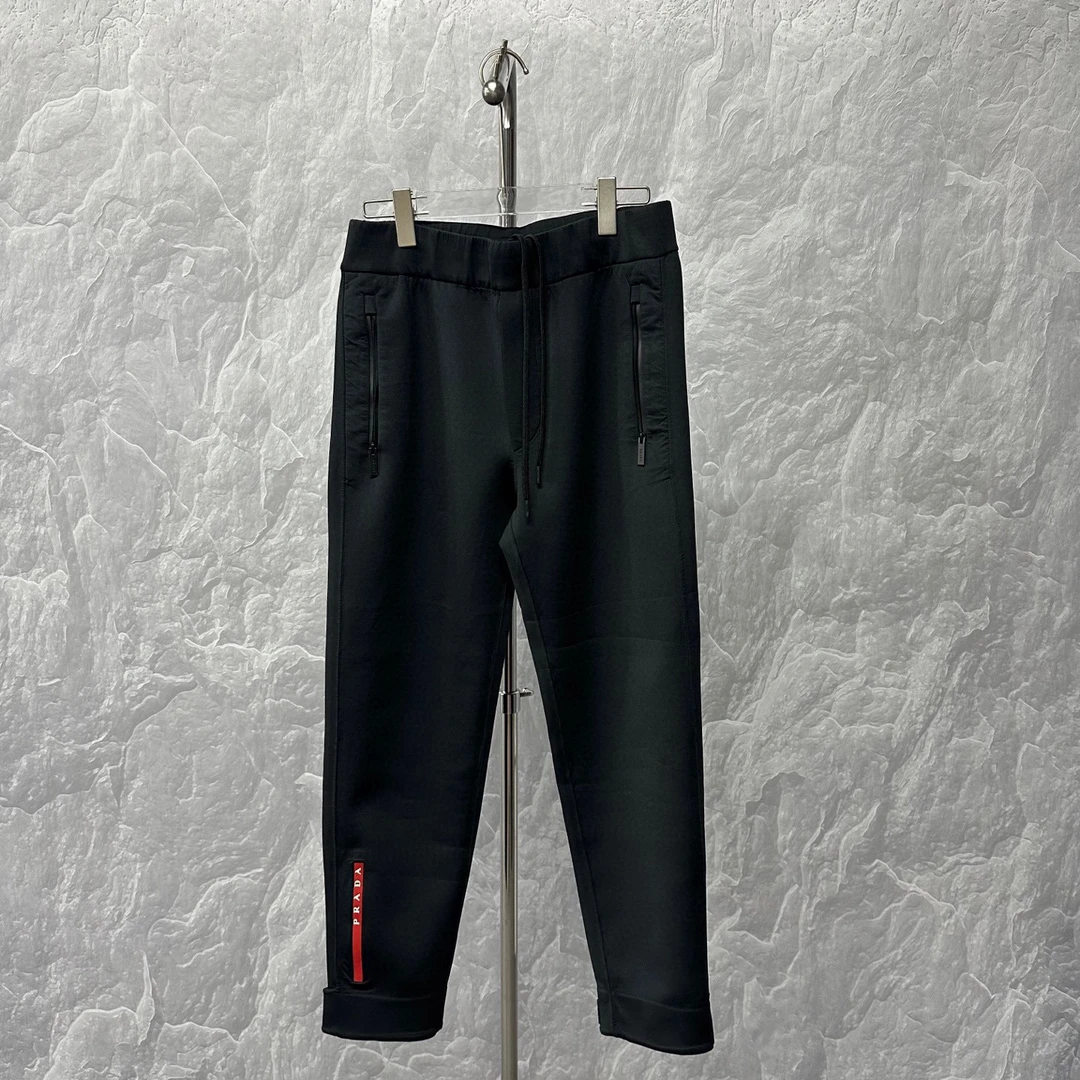 未使用 Prada/普拉达 魔术贴运动休闲长裤 M码 D18110