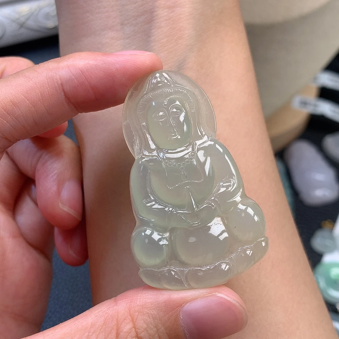 翡翠未镶嵌吊坠(不含链)翡翠