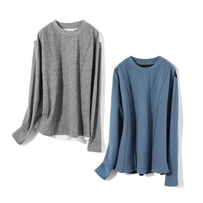 28381【米系列】通勤宽松圆领卫衣上衣MZAD56562