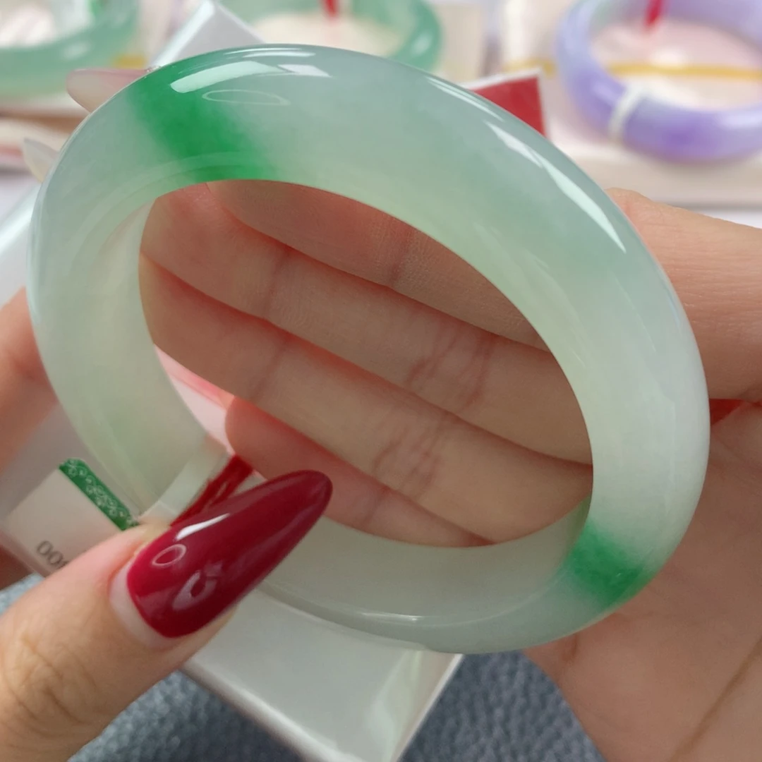 未镶嵌手镯翡翠缅甸天然翡翠A货56