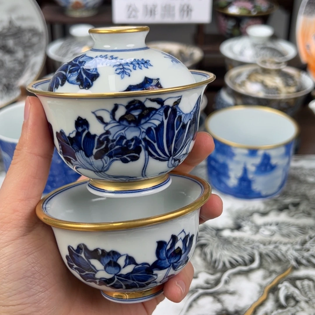 元***古景德镇手工手绘陶瓷