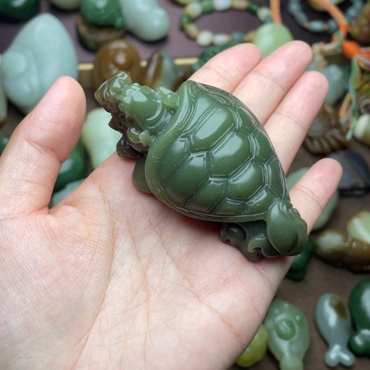 【闪购商品】颈饰未镶嵌和田玉滚**尘