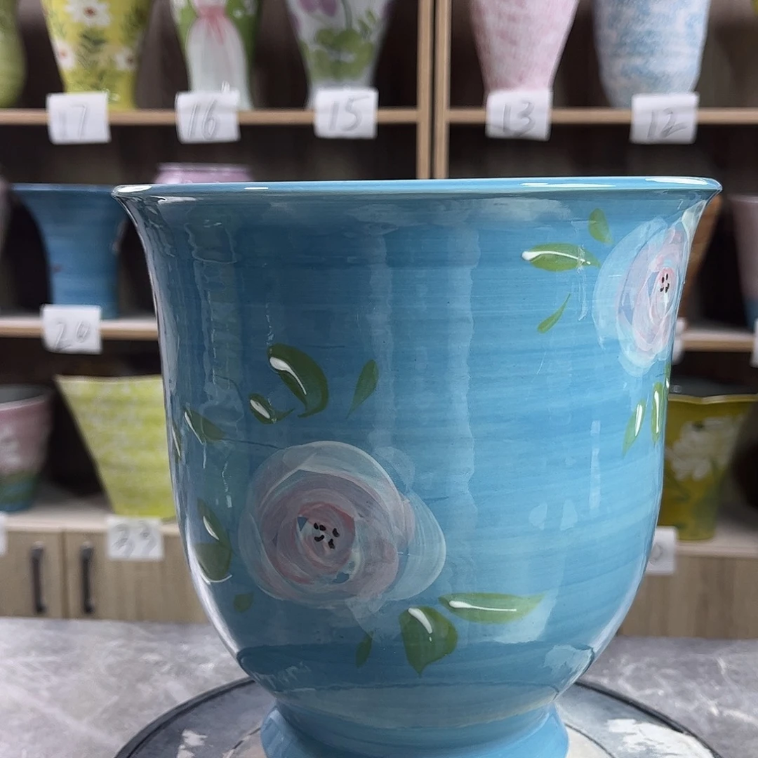 景德镇陶瓷花盆花盆