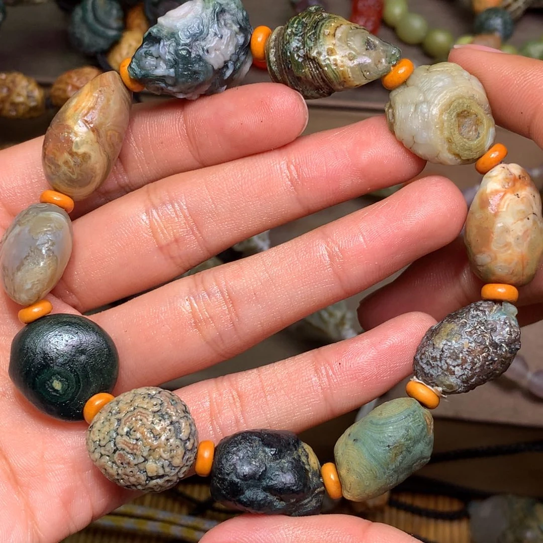 未镶嵌玛瑙/玉髓珠宝半成品