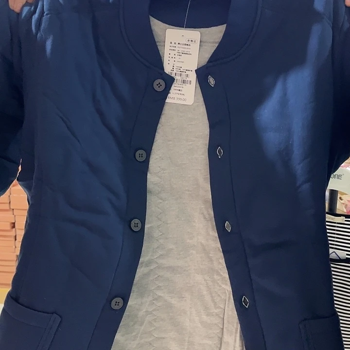 棉衣蓝色175尺码130到155斤