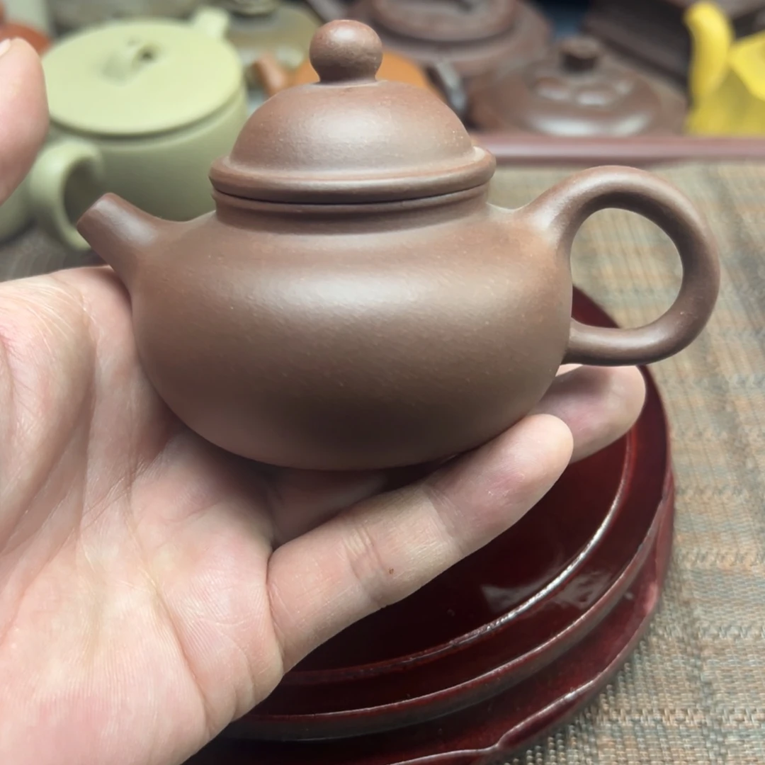 紫砂茶壶宜兴原矿紫砂壶130毫升容量
