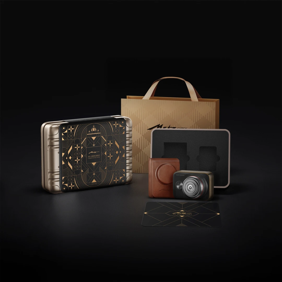 非凡品美兹Metz红圈单反干湿双剃便携电动剃须刀出行礼盒送礼mg