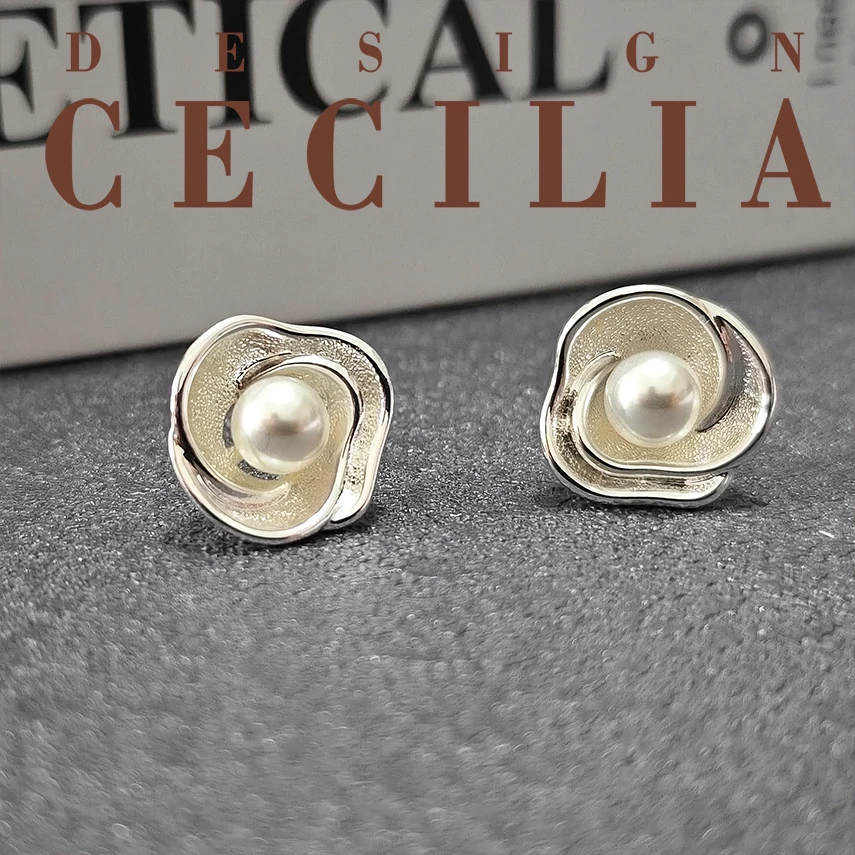 铜合金耳饰 Cecilia时尚休闲百搭高定耳饰D-E129