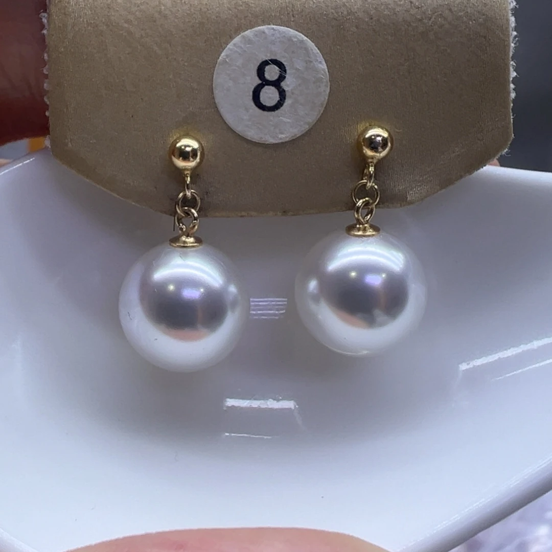 耳饰淡水珍珠银S925镶嵌