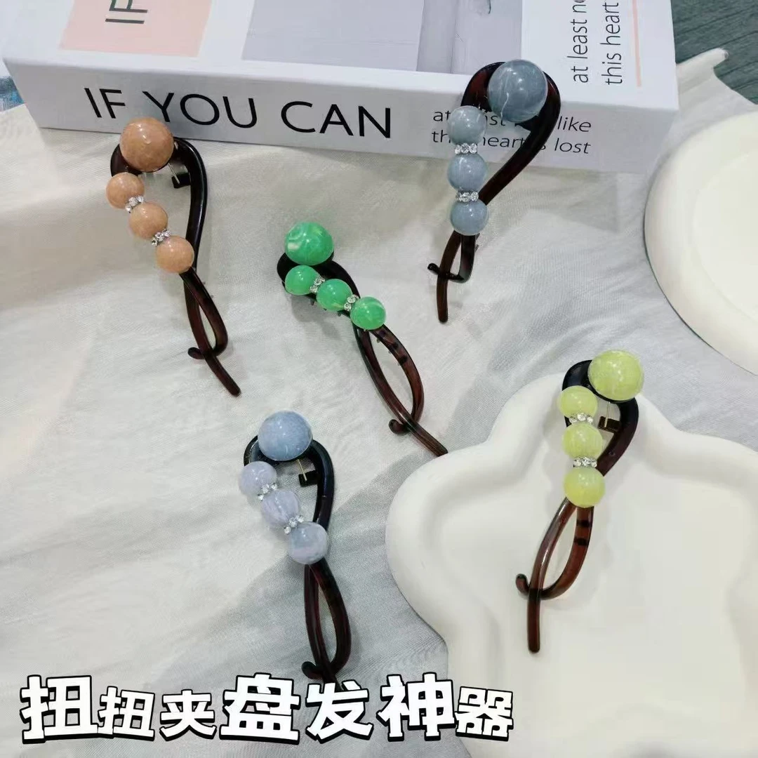 2025新款百搭一字夹后脑勺高级感扭扭夹大号发量多发卡气质可爱
