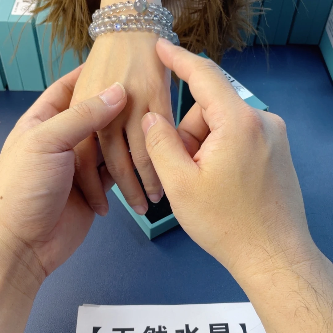 手链银S925镶嵌水晶