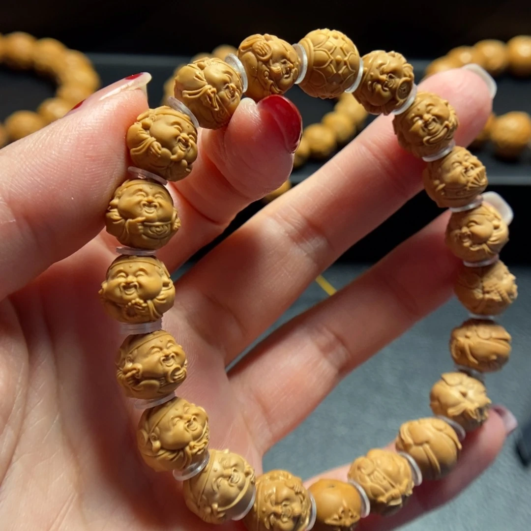猴头核桃手串眼****小财神