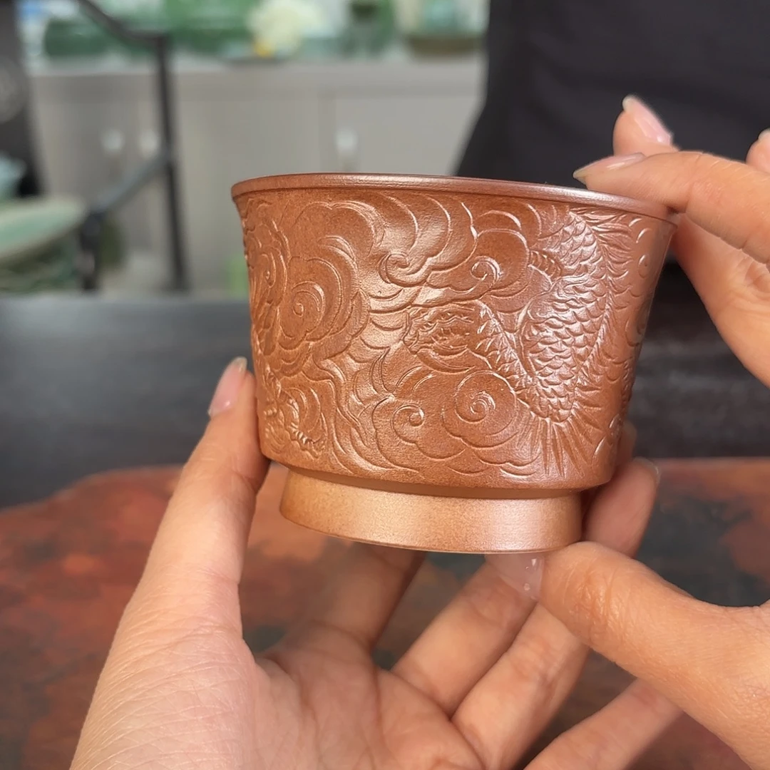 龙泉云间青瓷小米茶器