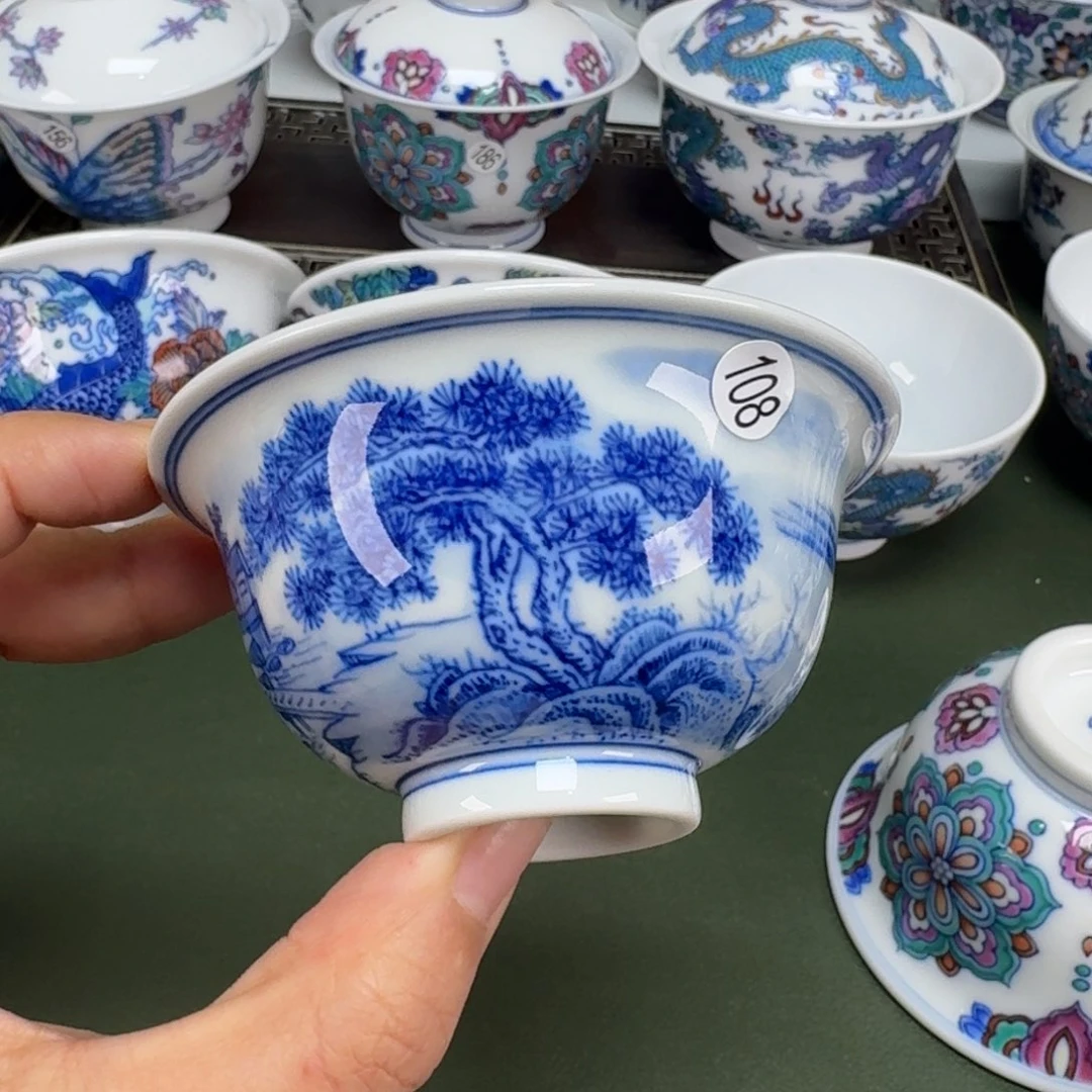沙沙手工手手绘茶具108