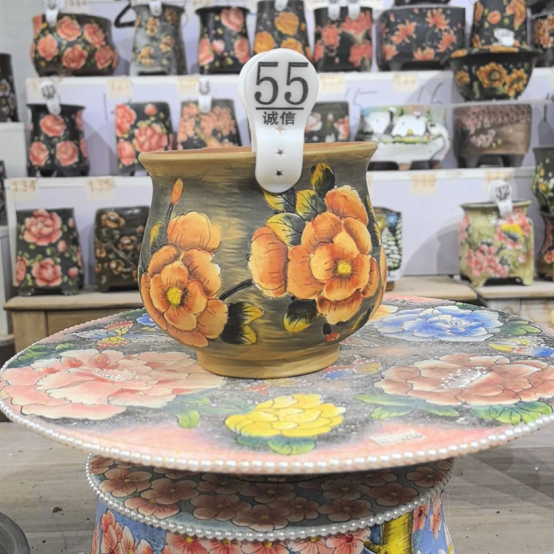 花盆红泥景德镇花盆