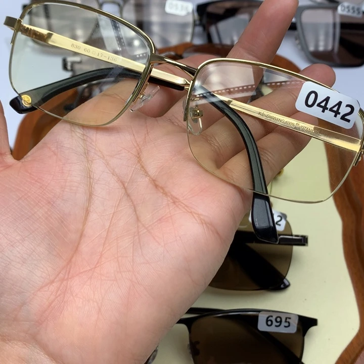 一体款半框竹叶青0442