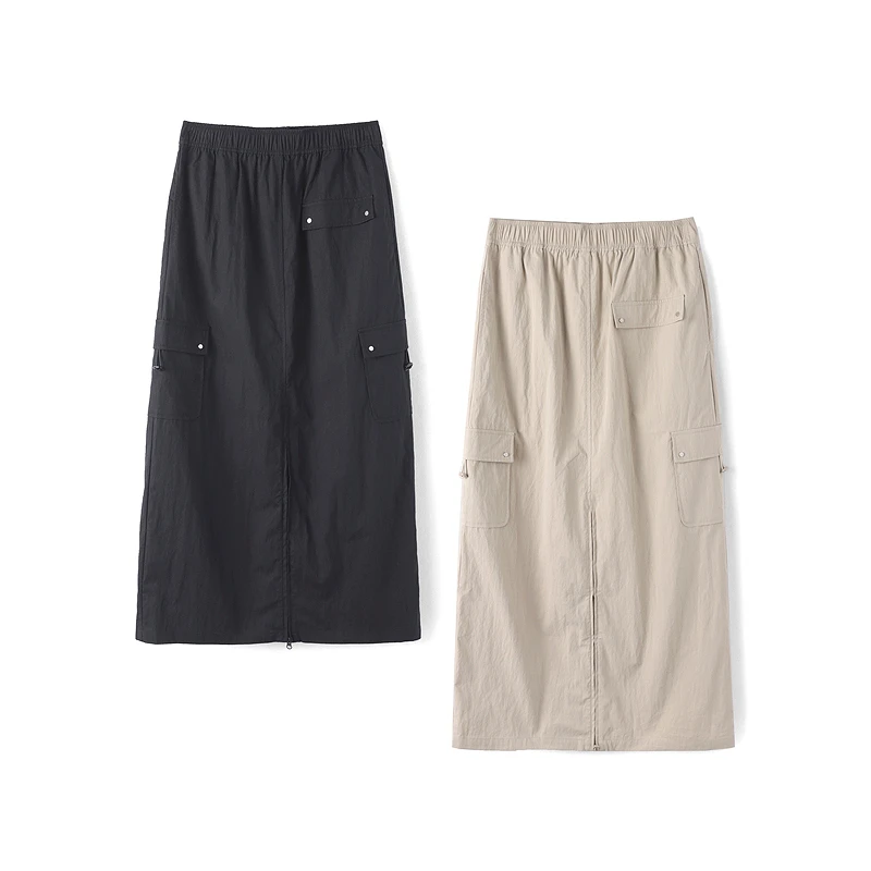 45636【N系列】运动风抽绳半裙W44AQ233