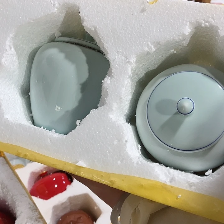 罐陶瓷茶叶罐密封罐家用摆件