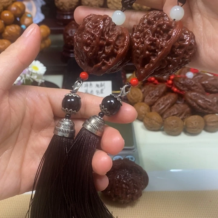 文玩核桃吊坠官帽