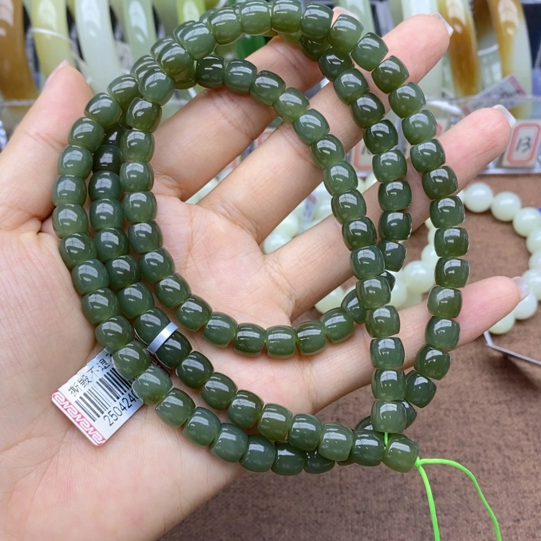 ****职和田玉未镶嵌项链卡8