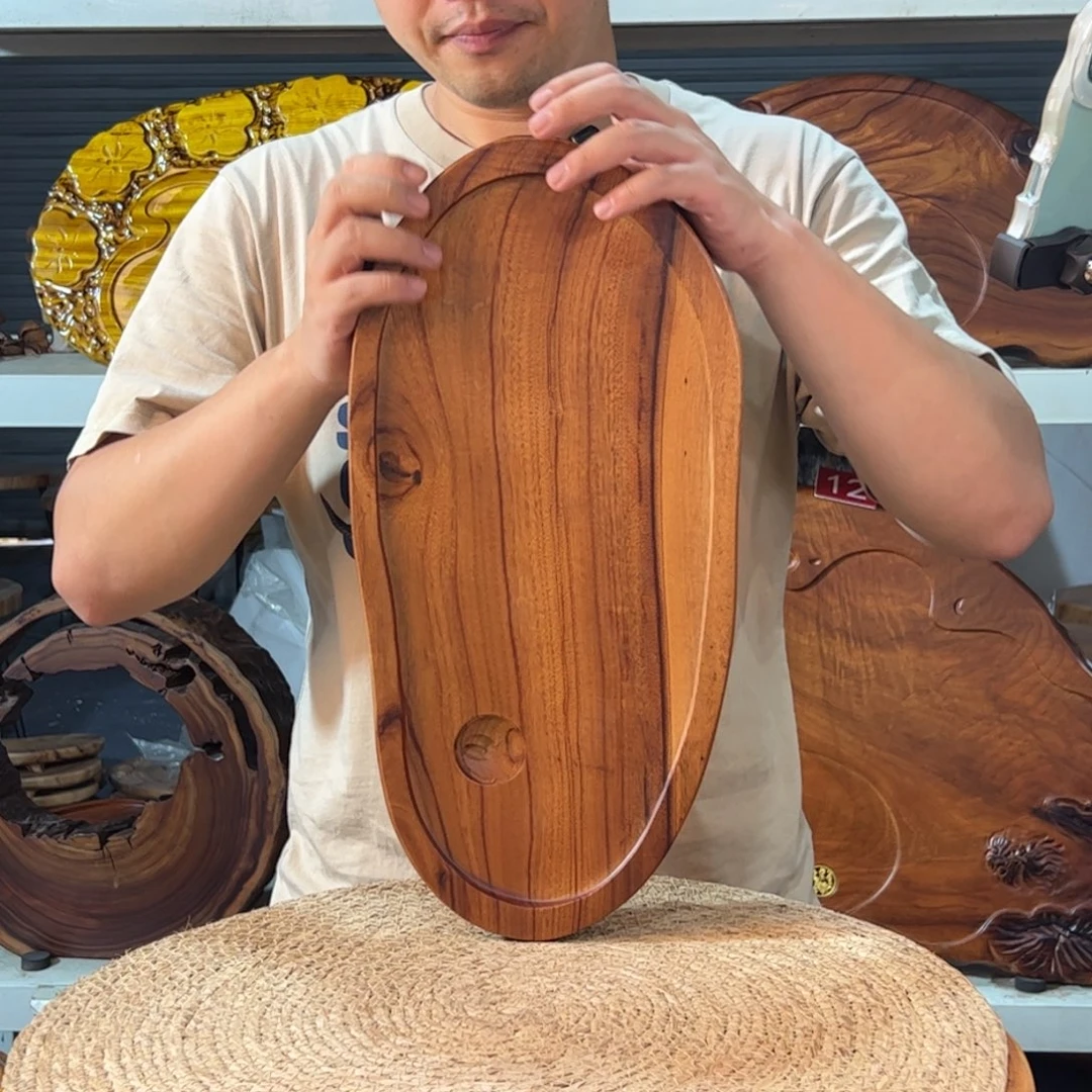 香樟木原木产品茶盘