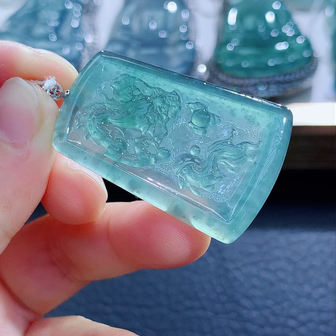 未镶嵌挂件翡翠翡翠