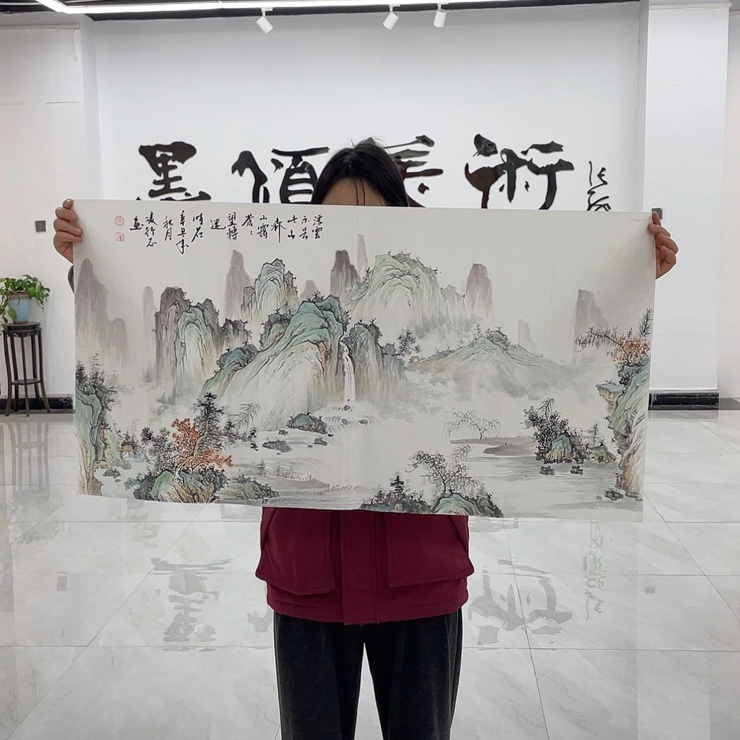 国画凌行志老师手绘国画精品
