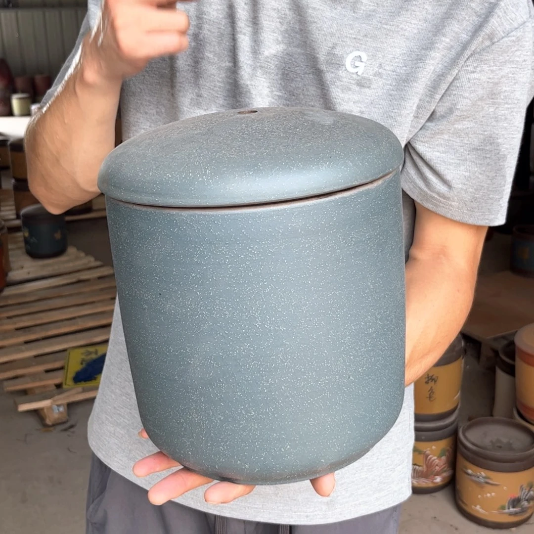 紫砂茶叶罐7 饼茶叶罐
